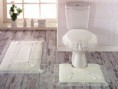Bathroom mat and Toilet cover